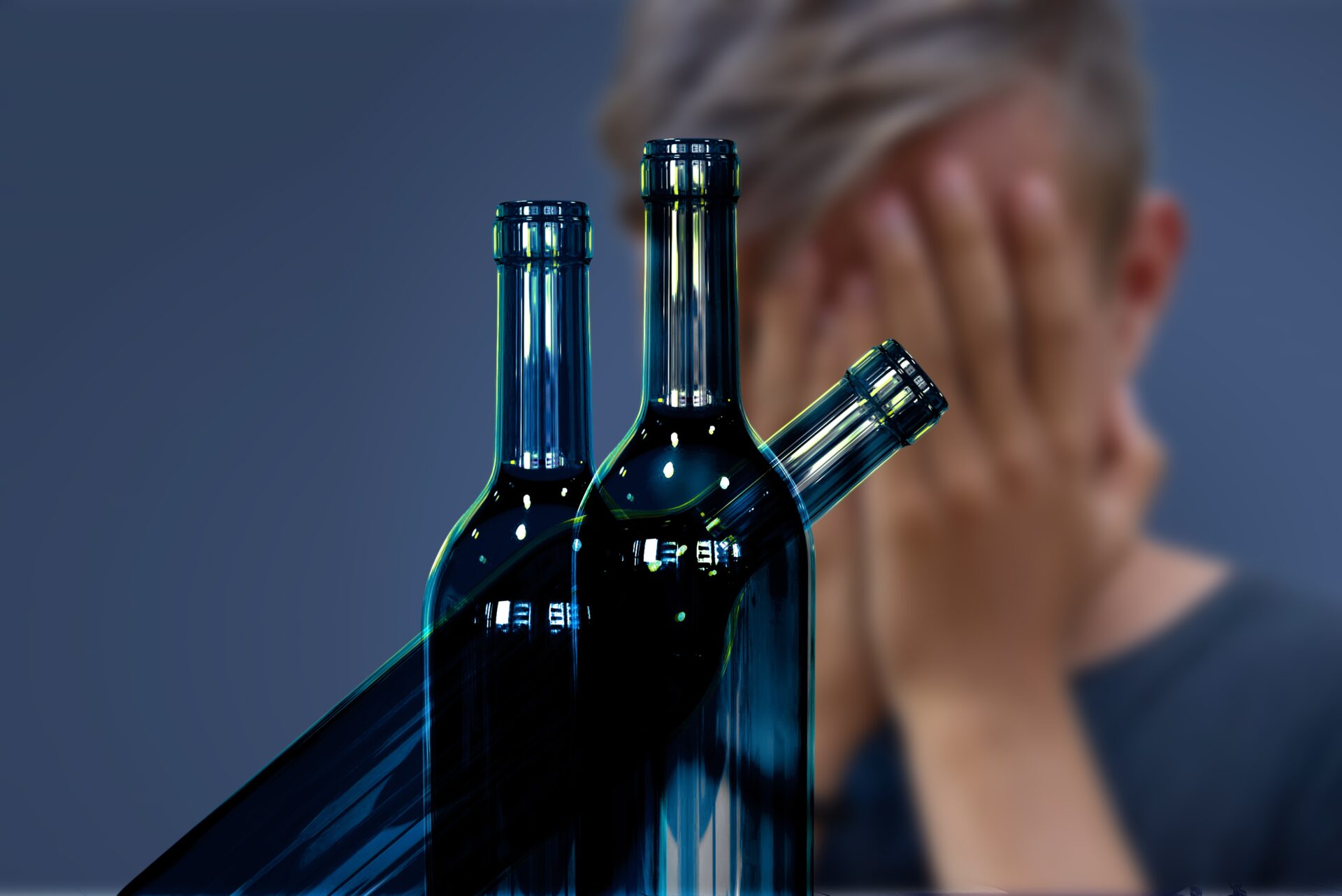 La personne ne boit plus pour être heureuse. Elle boit pour ne pas souffrir.